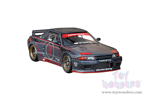 Inno Models - Nissan Skyline GT-R (R32) Pandem "By WD Ultimate" (1/64 scale diecast model car, Dark Blue) IN64R32P-WDU
