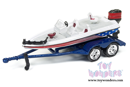 Round 2 Johnny Lightning - Gone Fishing 2017 Release 3 Set A (1/64 scale diecast model car, Asstd.) JLBT003/36A