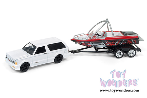 Round 2 Johnny Lightning - Gone Fishing 2017 Release 3 Set A (1/64 scale diecast model car, Asstd.) JLBT003/36A