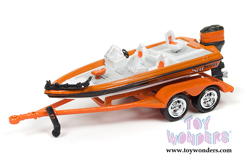 Round 2 Johnny Lightning - Gone Fishing 2017 Release 3 Set B (1/64 scale diecast model car, Asstd.) JLBT003/36B