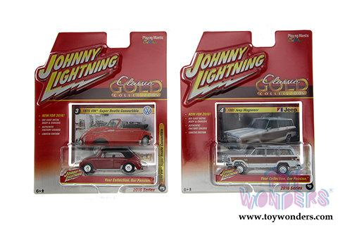 Round 2 Johnny Lightning Classic Gold Collection Release 1 Set A (1/64 scale diecast model car, Asstd.) JLCG001/48A