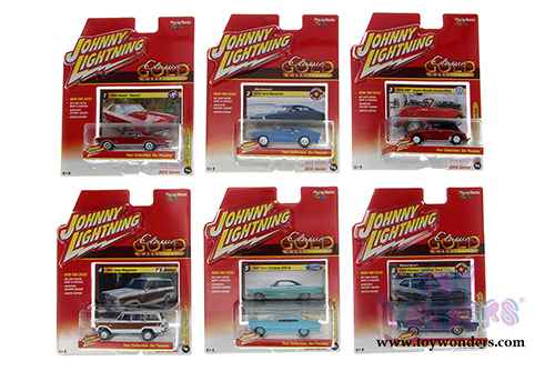 Round 2 Johnny Lightning Classic Gold Collection Release 1 Set A (1/64 scale diecast model car, Asstd.) JLCG001/48A