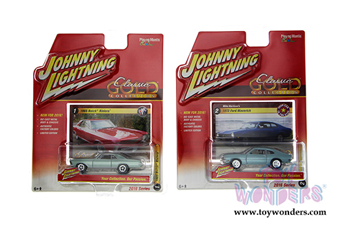 Round 2 Johnny Lightning Classic Gold Collection Release 1 Set B (1/64 scale diecast model car, Asstd.) JLCG001/48B