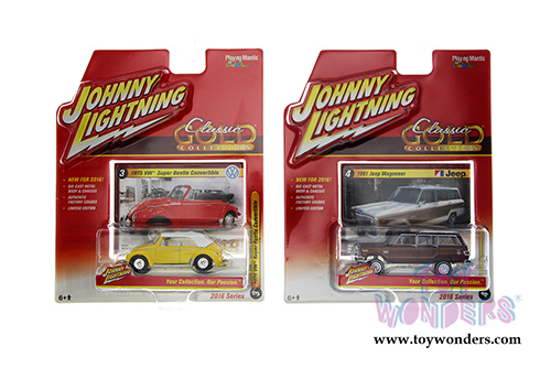 Round 2 Johnny Lightning Classic Gold Collection Release 1 Set B (1/64 scale diecast model car, Asstd.) JLCG001/48B