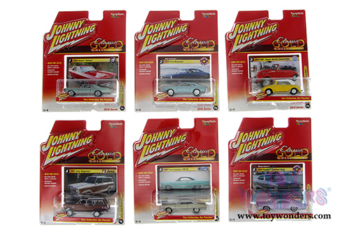 Round 2 Johnny Lightning Classic Gold Collection Release 1 Set B (1/64 scale diecast model car, Asstd.) JLCG001/48B
