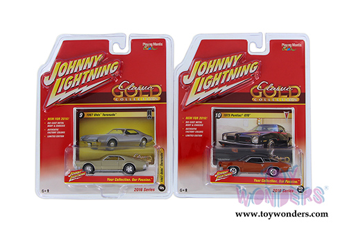 Round 2 Johnny Lightning Classic Gold Collection Release 2 Set B (1/64 scale diecast model car, Asstd.) JLCG002/48B