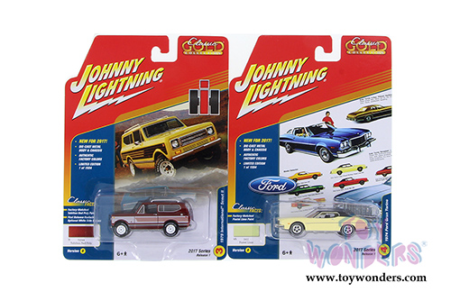 Round 2 Johnny Lightning - Classic Gold 2017 Release 1 Set B (1/64 scale diecast model car, Asstd.) JLCG003/48B