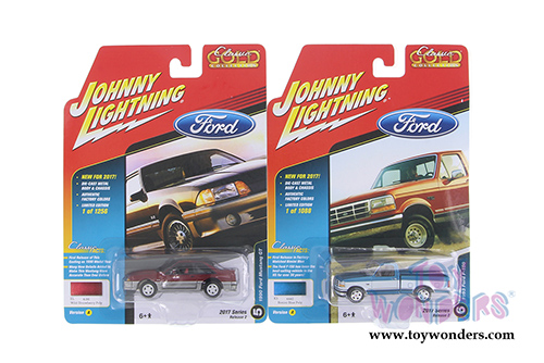 Round 2 Johnny Lightning - Classic Gold 2017 Release 2 Set A (1/64 scale diecast model car, Asstd.) JLCG004/48A