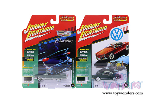 Round 2 Johnny Lightning - Classic Gold 2017 Release 1 Set B (1/64 scale diecast model car, Asstd.) JLCG007/12B