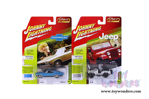 Round 2 Johnny Lightning - Classic Gold 2018 Release 1 Set B (1/64 scale diecast model car, Asstd.) JLCG013/12B