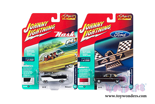 Round 2 Johnny Lightning - Classic Gold 2018 Release 2 Set B (1/64 scale diecast model car, Asstd.) JLCG014/12B
