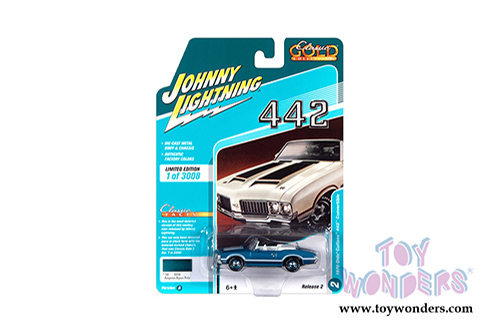 Round 2 Johnny Lightning - Classic Gold 2020 Release 2 Set A (1/64 scale diecast model car, Asstd.) JLCG022/48A