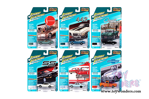 Round 2 Johnny Lightning - Classic Gold 2020 Release 2 Set A (1/64 scale diecast model car, Asstd.) JLCG022/48A