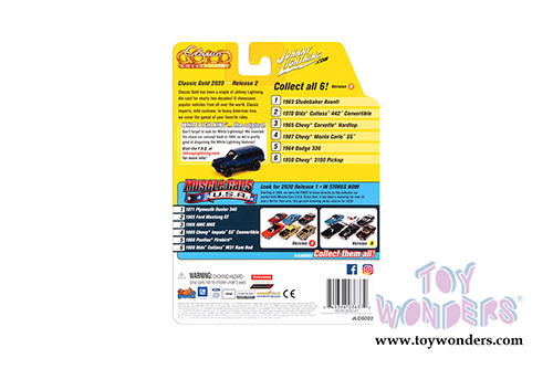 Round 2 Johnny Lightning - Classic Gold 2020 Release 2 Set B (1/64 scale diecast model car, Asstd.) JLCG022/48B