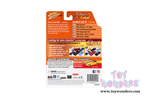 Round 2 Johnny Lightning - Classic Gold 2021 Release 1 Set A (1/64 scale diecast model car, Asstd.) JLCG024/48A