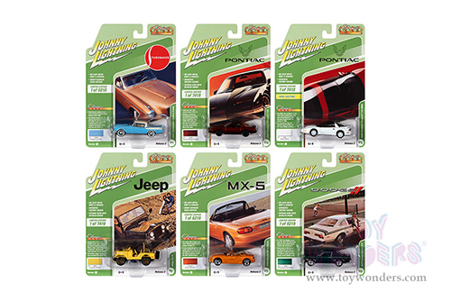 Round 2 Johnny Lightning - Classic Gold 2021 Release 2 Set B (1/64 scale diecast model car, Asstd.) JLCG025/48B