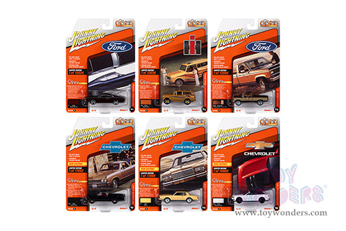 Round 2 Johnny Lightning - Classic Gold 2022 Release 1 Set B (1/64 scale diecast model car, Asstd.) JLCG028/48B