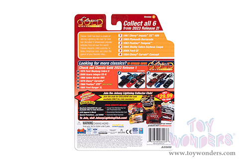 Round 2 Johnny Lightning - Classic Gold 2023 Release 2 Set A (1/64 scale diecast model car, Asstd.) JLCG032/48A MAP: $8.99