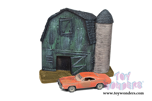 Round 2 Johnny Lightning - Diorama 2018 Release 4 (1/64 scale diecast model car, Asstd.) JLDR006/24