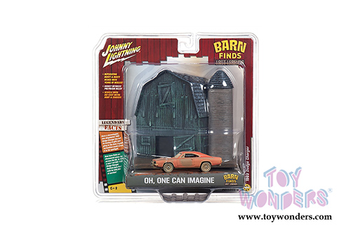 Round 2 Johnny Lightning - Diorama 2018 Release 4 (1/64 scale diecast model car, Asstd.) JLDR006/24