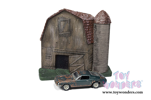 Round 2 Johnny Lightning - Diorama 2018 Release 4 (1/64 scale diecast model car, Asstd.) JLDR006/24