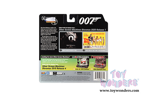 Round 2 Johnny Lightning - Silver Screen Machines Dioramas 2020 Release 1 (1/64 scale diecast model car, Asstd.) JLDR013/24