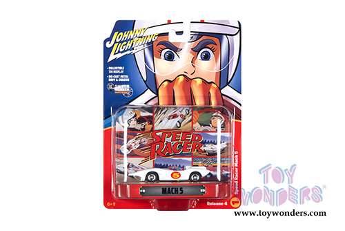 Round 2 Johnny Lightning - Silver Screen Machines Dioramas 2020 Release 4 (1/64 scale diecast model car, Asstd.) JLDR015/24