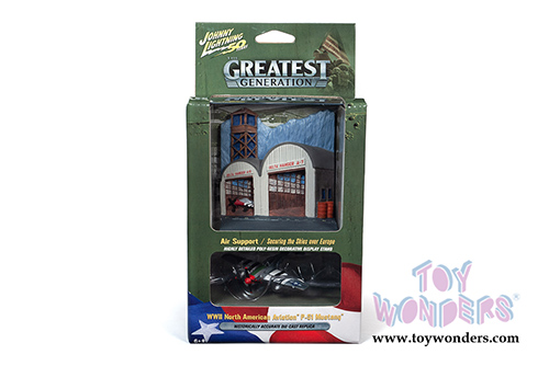 Round 2 Johnny Lightning - Diorama 2019 The Greatest Generation Release 1 (1/64 scale diecast model car, Asstd.) JLDS003/24