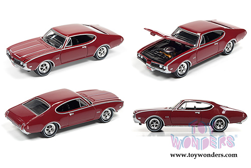 Round 2 Johnny Lightning - Muscle Cars USA Release 2 Set A (1/64 scale diecast model car, Asstd.) JLMC002/48A