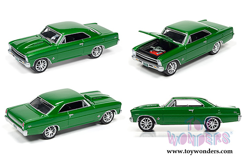 Round 2 Johnny Lightning - Muscle Cars USA Release 2 Set A (1/64 scale diecast model car, Asstd.) JLMC002/48A