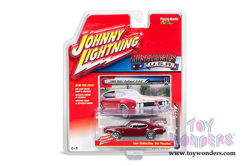 Round 2 Johnny Lightning - Muscle Cars USA Release 2 Set A (1/64 scale diecast model car, Asstd.) JLMC002/48A