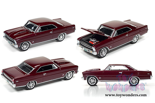 Round 2 Johnny Lightning - Muscle Cars USA Release 2 Set B (1/64 scale diecast model car, Asstd.) JLMC002/48B