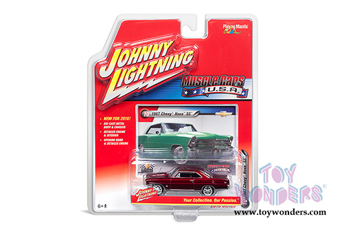 Round 2 Johnny Lightning - Muscle Cars USA Release 2 Set B (1/64 scale diecast model car, Asstd.) JLMC002/48B