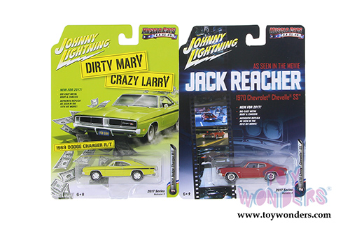 Round 2 Johnny Lightning - Muscle Cars USA 2017 | Silver Screen Release 3 Set A (1/64 scale diecast model car, Asstd.) JLMC005/12A