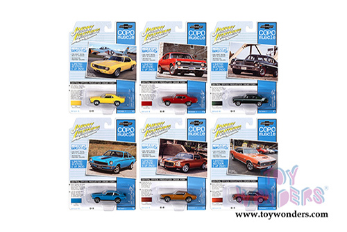 Round 2 Johnny Lightning - Muscle Cars USA 2020 Release 2 COPO Muscle Set A (1/64 scale diecast model car, Asstd.) JLMC023/48A