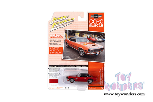 Round 2 Johnny Lightning - Muscle Cars USA 2020 Release 2 COPO Muscle Set B (1/64 scale diecast model car, Asstd.) JLMC023/48B