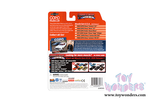 Round 2 Johnny Lightning - Muscle Cars USA 2020 Release 2 COPO Muscle Set B (1/64 scale diecast model car, Asstd.) JLMC023/48B