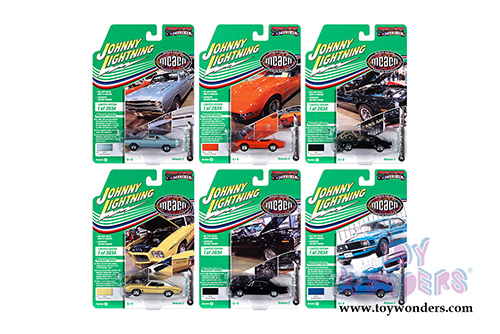 Round 2 Johnny Lightning - Muscle Cars USA 2020 Release 3 Set A (1/64 scale diecast model car, Asstd.) JLMC024/48A