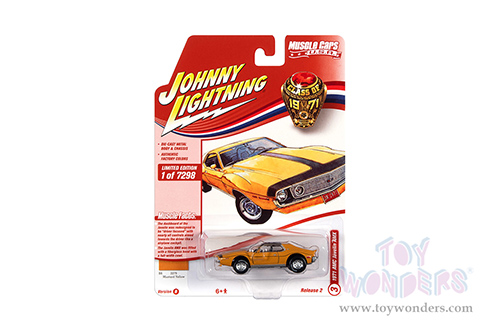 Round 2 Johnny Lightning - Muscle Cars U.S.A. 2021 Release 2 Set B (1/64 scale diecast model car, Asstd.) JLMC026/48B