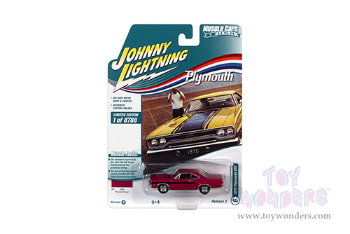 Round 2 Johnny Lightning - Muscle Cars U.S.A. 2021 Release 3 Set A (1/64 scale diecast model car, Asstd.) JLMC027/48A