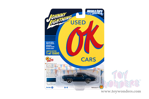 Round 2 Johnny Lightning - Muscle Cars U.S.A. 2021 Release 4 Set A - OK Used Cars (1/64 scale diecast model car, Asstd.) JLMC028/48A