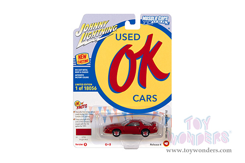 Round 2 Johnny Lightning - Muscle Cars U.S.A. 2021 Release 4 Set B - OK Used Cars (1/64 scale diecast model car, Asstd.) JLMC028/48B