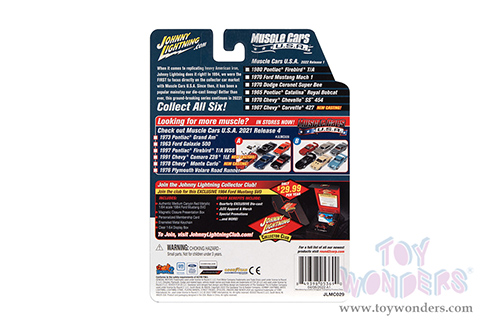 Round 2 Johnny Lightning - Muscle Cars U.S.A. 2022 Release 1 Set A (1/64 scale diecast model car, Asstd.) JLMC029/48A