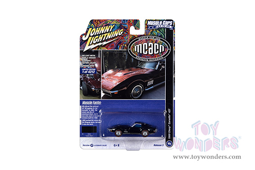 Round 2 Johnny Lightning - Muscle Cars U.S.A. 2022 Release 3 Set B (1/64 scale diecast model car, Asstd.) JLMC031/48B