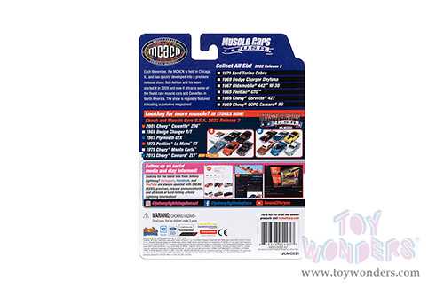 Round 2 Johnny Lightning - Muscle Cars U.S.A. 2022 Release 3 Set B (1/64 scale diecast model car, Asstd.) JLMC031/48B