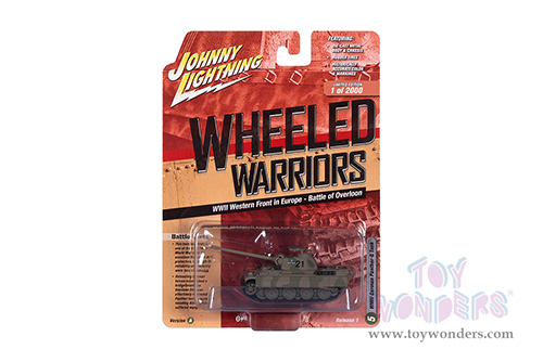 Round 2 Johnny Lightning - Military 2021 Release 1 Set A - Wheeled Warriors (1/64, 1/100 scale diecast model car, Asstd.) JLML006/48A