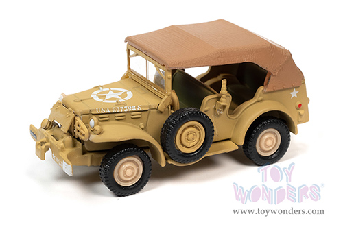 Round 2 Johnny Lightning - Military 2021 Release 1 Set A - Wheeled Warriors (1/64, 1/100 scale diecast model car, Asstd.) JLML006/48A