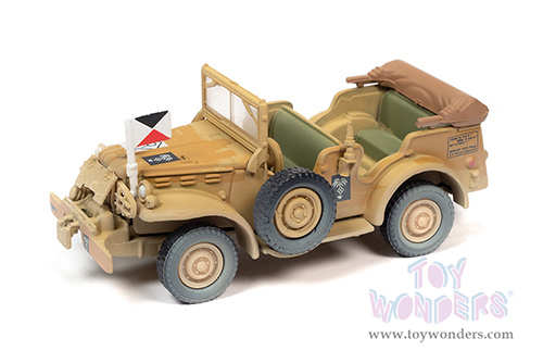 Round 2 Johnny Lightning - Military 2021 Release 1 Set B - Wheeled Warriors (1/64, 1/100 scale diecast model car, Asstd.) JLML006/48B