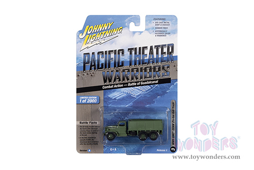 Round 2 Johnny Lightning - Military 2022 Release 1 Set B "Pacific Theater Warriors" (1/64 scale diecast model car, Asstd.) JLML007/48B