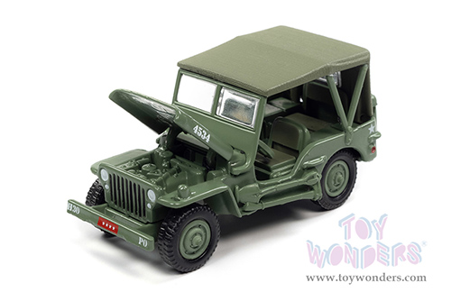 Round 2 Johnny Lightning - Military 2022 Release 1 Set B "Pacific Theater Warriors" (1/64 scale diecast model car, Asstd.) JLML007/48B